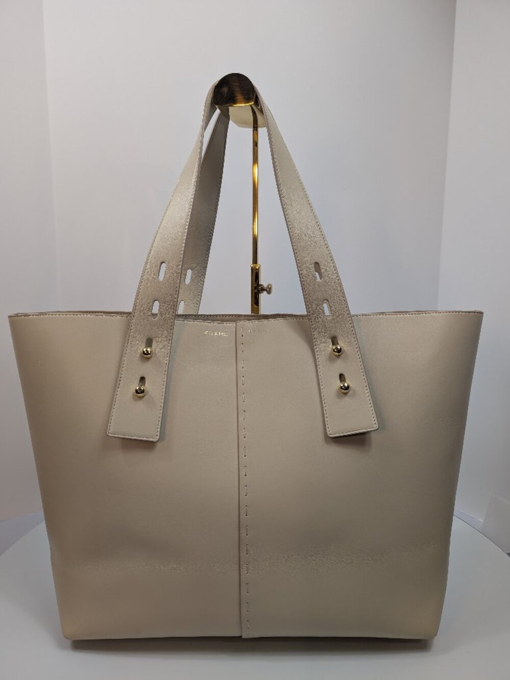 Frame Beige Cream Le Second Tote Bag